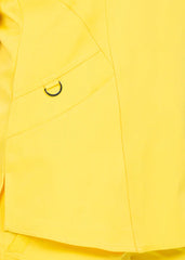 Zavate Ava Therese 1084 Ava Knit Back Women's 2-Pocket STRETCH Scrub Top Blazing Yellow