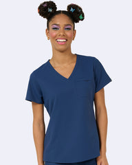Zavaté Women's 1169 1-Pocket Elevate Tuck-In Top Navy