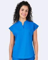 Zavate Women's 1189 1-Pocket STRETCH Dynamic Top Royal