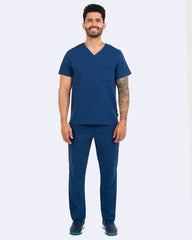 Zavate Men’s 1 Pocket Trailblazer Scrub Top 1197 Navy