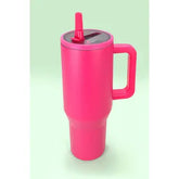 40oz Spill Free Stainless Steel Vacuum Tumbler