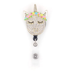 Outside the Box Sparkle & Shine Pastel Unicorn ID Badge Holder