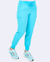 Zavaté 3060 5 pocket STRECTH Refined Jogger Pant Turquoise