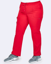 Zavaté 3063 5 pocket STRECTH Energy Straight Leg Pant Red