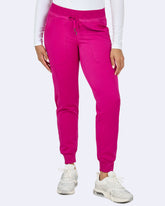 Zavate Ava Therese 3080 Women's 6-Pocket STRETCH Smile Face Elastic Waistband Cargo Jogger Scrub Pants