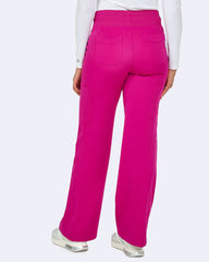 Zavate Ava Therese Avery Women's 6-Pocket STRETCH High Waist Cargo Wide Leg Scrub Pants