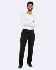 Zavate Studio Men's Activator Straight Leg Scrub Pants 3099 Black