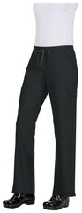 Koi Basics Holly Women's 8-Pocket Stretch Cargo Scrub Pants Black