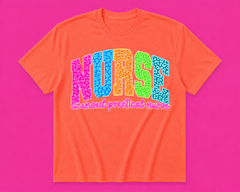 Neon Leopard Licensed Practical Nurse Tee