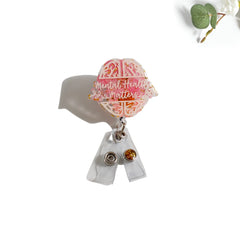 Outside the Box Glitterific Mental Health Matters ID Badge Holder