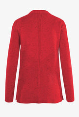 koi Essentials Kori Women's 2-Pocket Open Front Rib Knit V-Neck Scrub Cardigan