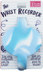 The Reusable Silicone Wrist Recorder Blue Marble