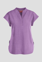 Zavate Ava Therese Cheetah Jacquard Piper Women's 2-Pocket STRETCH Dolman Sleeve Scrub Top