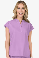 Zavate Ava Therese 1176 Piper Women's 2-Pocket STRETCH Scrub Top Sugar Plum