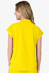 Zavate Ava Therese Piper Women's 2-Pocket STRETCH Scrub Top