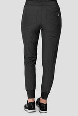 Zavate Ava Therese Cheetah Jacquard Sheba Women’s 6-Pocket STRETCH Cargo Jogger Scrub Pant