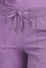 Zavate Ava Therese Cheetah Jacquard Sheba Women’s 6-Pocket STRETCH Cargo Jogger Scrub Pant