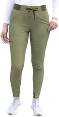 Adar Pro Women's Ultimate 4 Pocket Yoga Jogger Pant Heather Olive