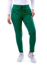 Adar Pro Women's Ultimate 4 Pocket Yoga Jogger Pant Hunter Green