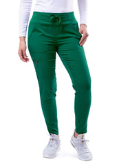 Adar Pro Women's Ultimate 4 Pocket Yoga Jogger Pant Hunter Green