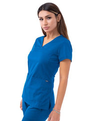 Adar Pro Women’s Sweetheart V-neck Scrub Top Royal Blue