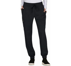 Koi Basics Gemma Women's 5-Pocket Stretch Jogger Black