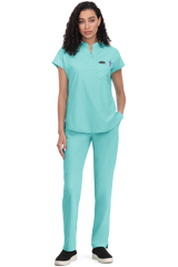 Koi Basics Ari Women's 1-Pocket Stretch Scrub Top Mint