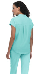 Koi Basics Ari Women's 1-Pocket Stretch Scrub Top Mint