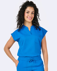 Zavate Women's 1189 1-Pocket STRETCH Dynamic Top Royal