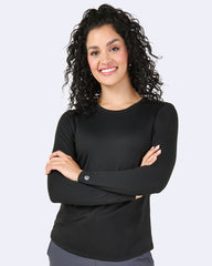 Zavate Ava Therese Tiffany Women's Knit STRETCH Long Sleeve Underscrub