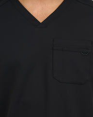 Zavate Men’s 1 Pocket Trailblazer Scrub Top 1197 Black