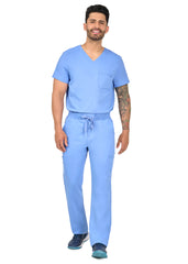 Zavate Men’s 1 Pocket Trailblazer Scrub Top 1197 Ceil Blue