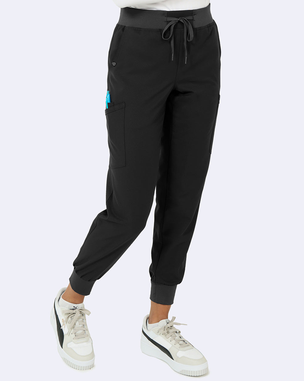 Zavaté 3060 5 pocket STRECTH Refined Jogger Pant Black