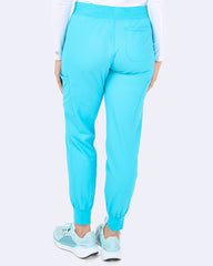 Zavaté 3060 5 pocket STRECTH Refined Jogger Pant Turquoise