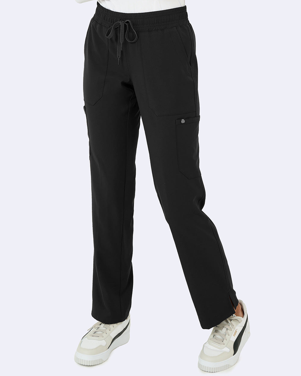 Zavaté 3063 5 pocket STRECTH Energy Straight Leg Pant Black