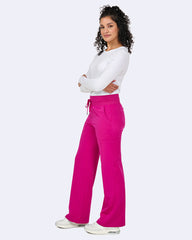 Zavate Ava Therese Avery Women's 6-Pocket STRETCH High Waist Cargo Wide Leg Scrub Pants