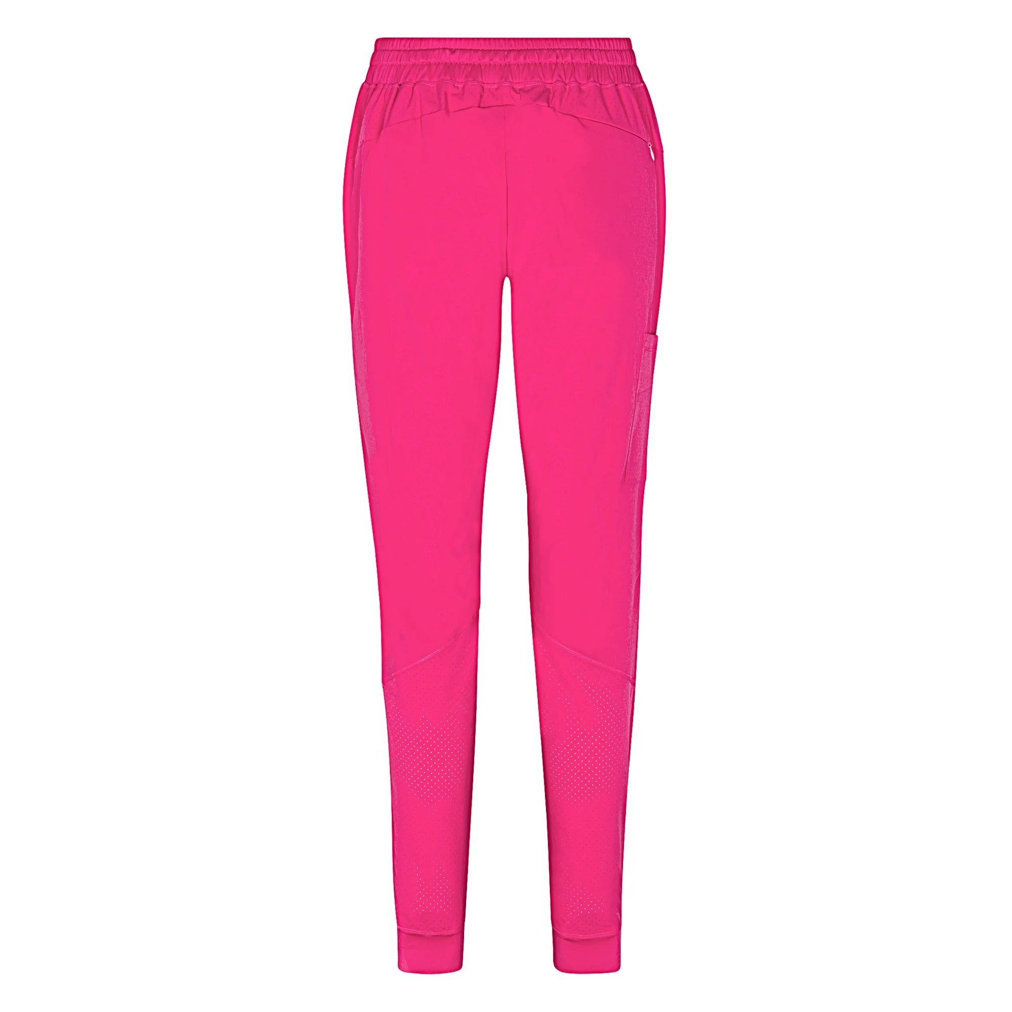 Natural Uniforms Women's 4 Pocket Ultra Cool Stretch Jogger Pants Hot Pink