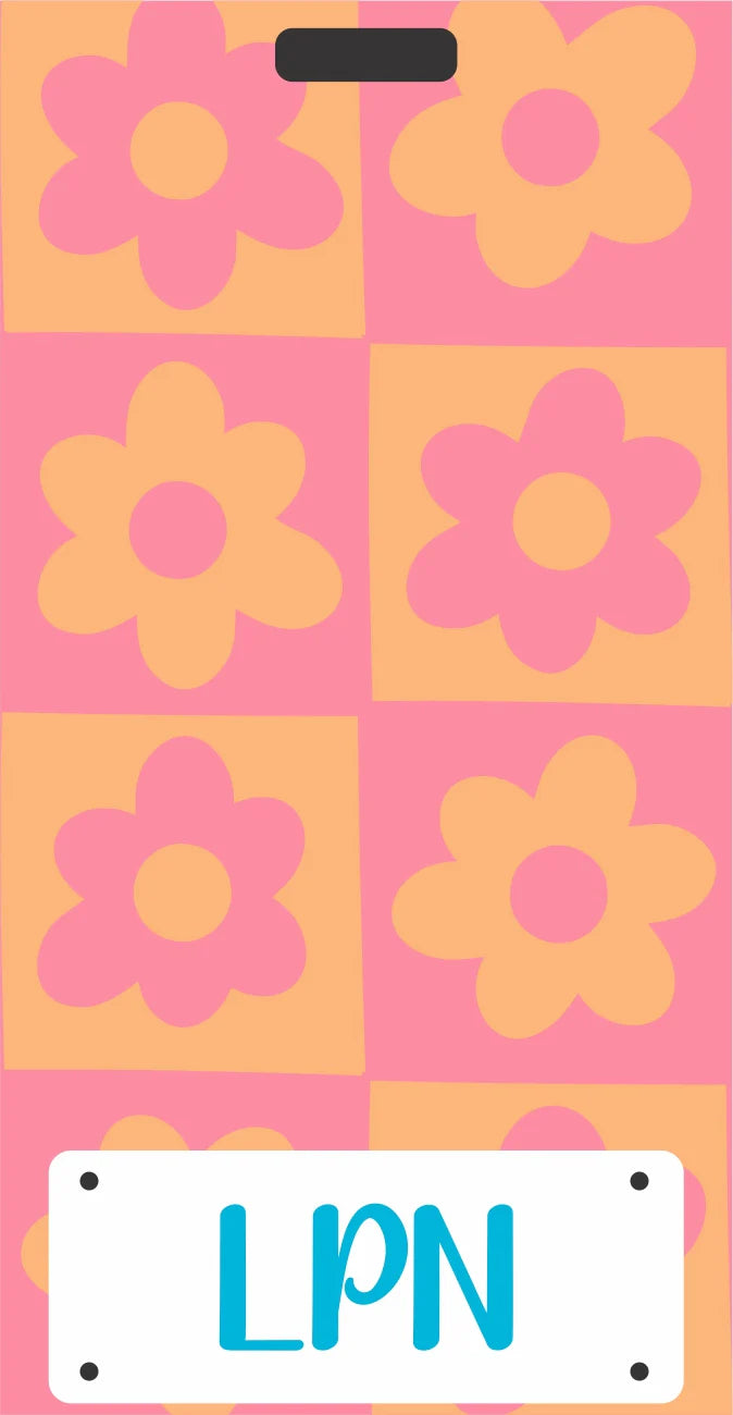 Vertical Checkered Badge Buddies