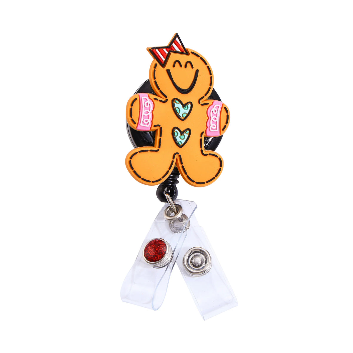 Outside the Box Jellies Gingerbread Girl ID Badge Holder