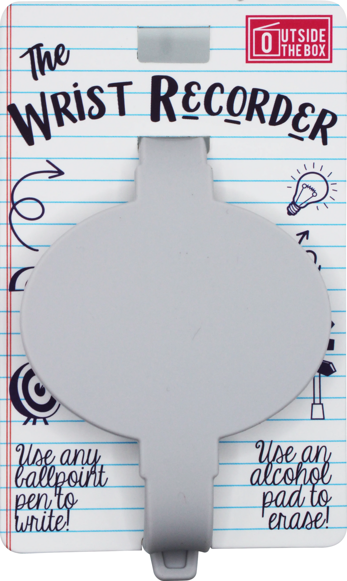 The Reusable Silicone Wrist Recorder Gray