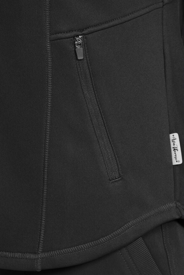 Zavate Ava Therese Megan Women's 2-Pocket Fleece Scrub Jacket