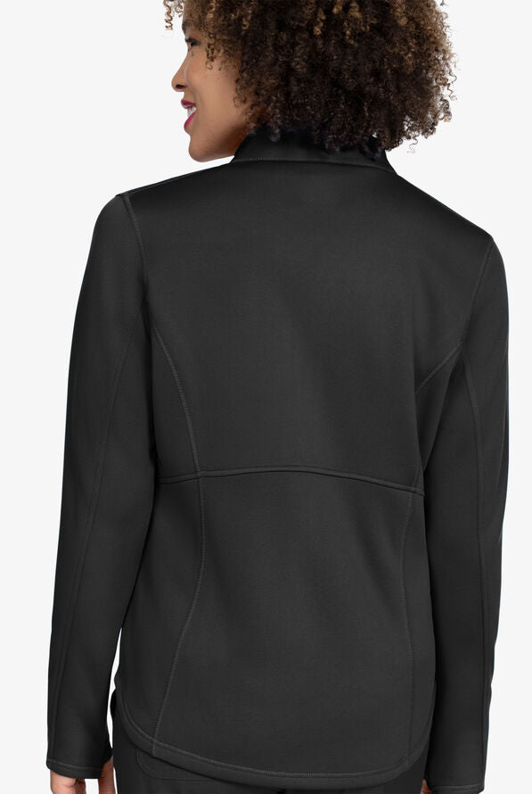 Zavate Ava Therese Megan Women's 2-Pocket Fleece Scrub Jacket