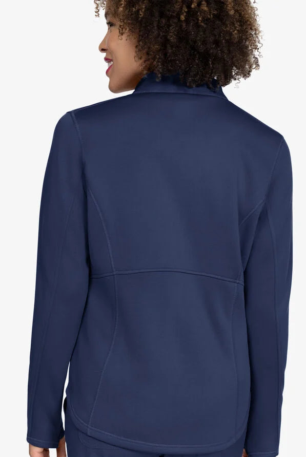 Zavate Ava Therese Megan Women's 2-Pocket Fleece Scrub Jacket