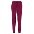 Natural Uniforms Women's 4 Pocket Ultra Cool Stretch Jogger Pants Burgundy