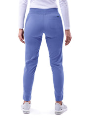 Adar Pro Women's Ultimate 4 Pocket Yoga Jogger Pant Ceil Blue