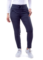 Adar Pro Women's Ultimate 4 Pocket Yoga Jogger Pant Navy Blue