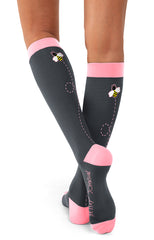 Betsey Johnson 2-pack Bumble Love Compression Socks