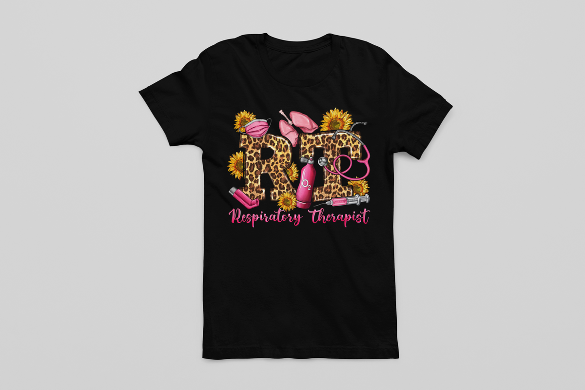Respiratory Therapist Cheetah Tee