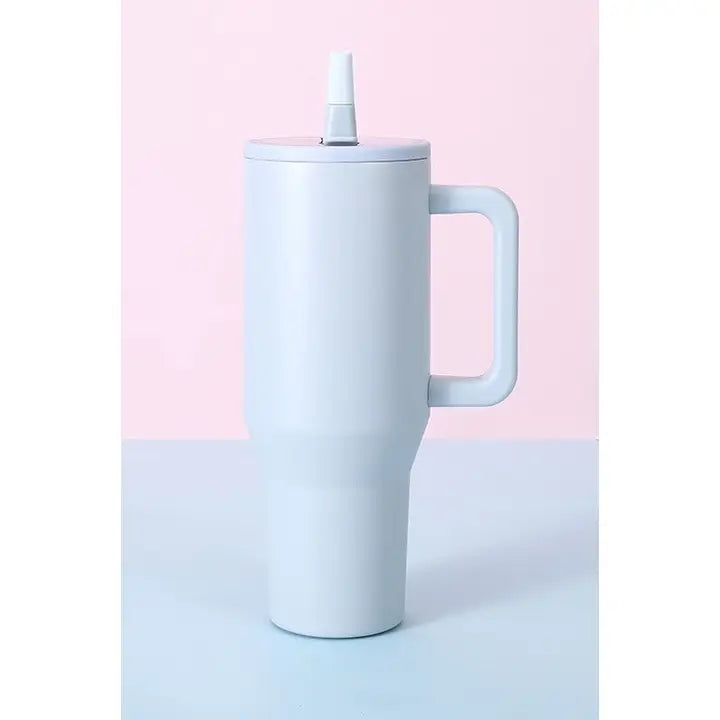 40oz Spill Free Stainless Steel Vacuum Tumbler
