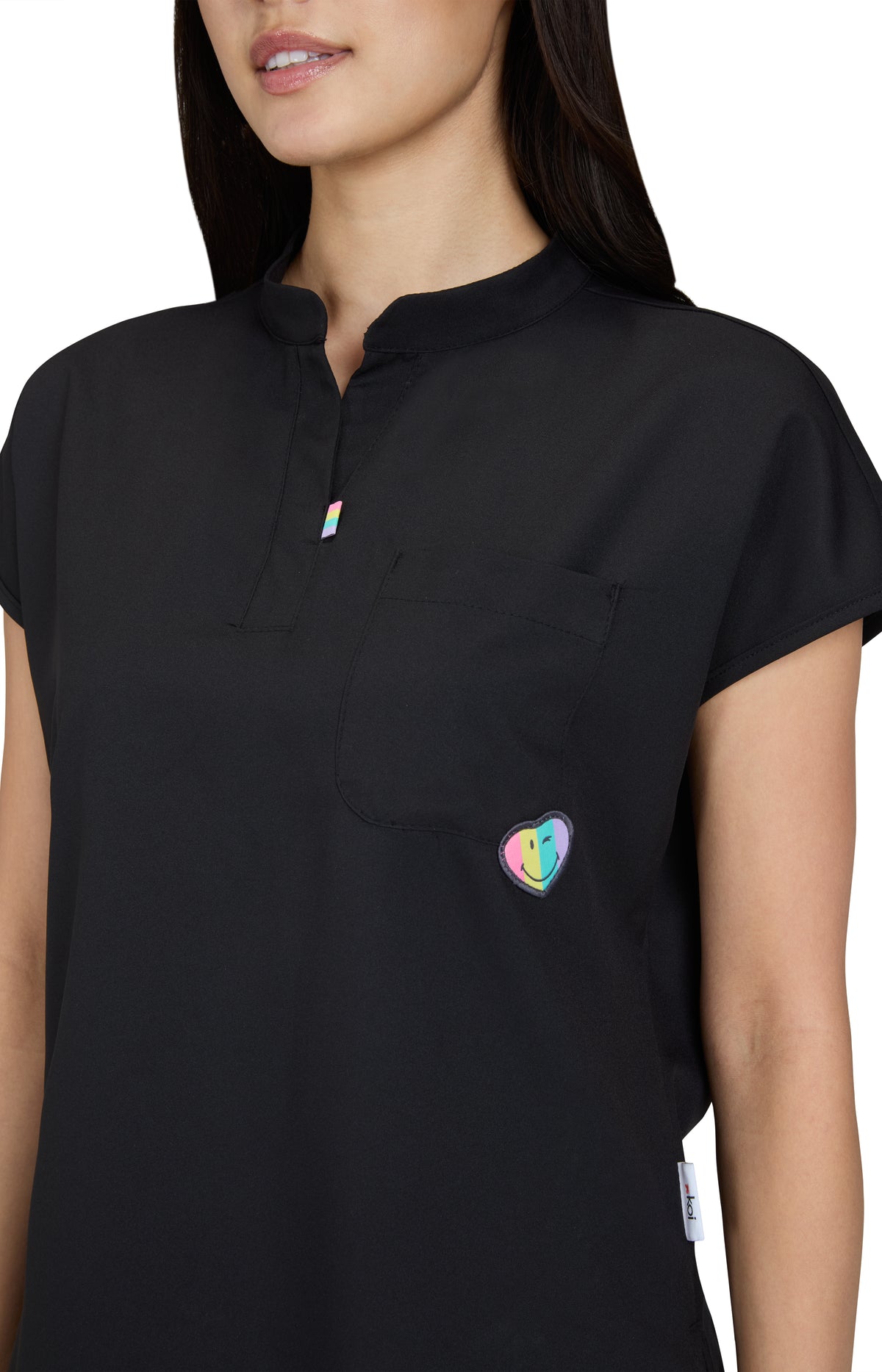 Smiley World x koi Dreamy Women's 1-Pocket Limited Edition Scrub Top